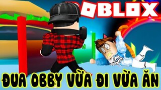 Roblox | KHI TÔI THAM GIA GIẢI ĐUA OBBY NHƯNG LẠI ĂN RẤT NHIỀU TRÊN ĐƯỜNG ĐUA | Food Run