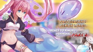 Past season 1 demon lords react to Rimuru+Shinsha [PART 5] |Gacha reaction|ship: Rimuru x Harem