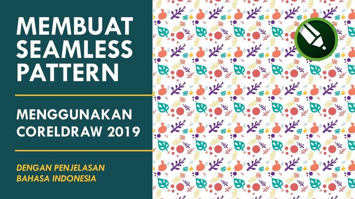 BELAJAR CORELDRAW MEMBUAT SEAMLESS PATTERN