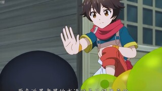 A slime ate the charcoal and the male protagonist found a new use for it