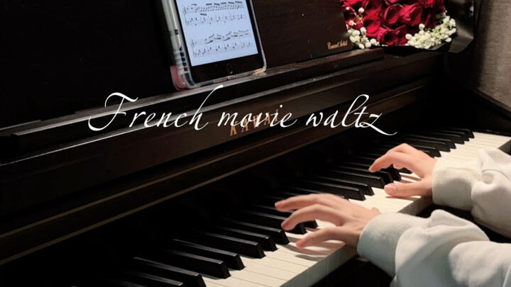 Waltz film Prancis | Musik piano romantis Prancis kecil | Waltz film Prancis