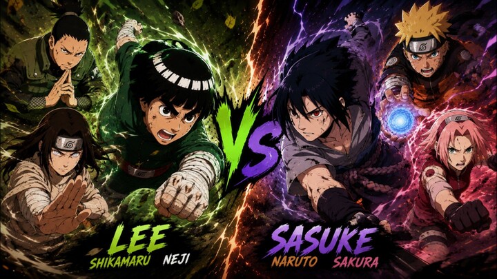 Lee vs Sasuke who will win? Naruto ultimate ninja storm gameplay mobile 📱
