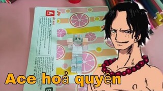 Hướng dẫn làm mô hình Ace hoả quyền bằng giấy || Minecraft || LĐV #139