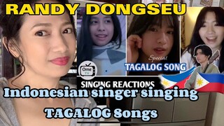 (Filipina Reaction)SPECIAL LAGU PHILIPPINES ! Randy Dongseu sing Tagalog Songs in OME TV