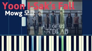 Yoon I-Sak's Fall, All Of Us Are Dead OST, Mowg [Piano Tutorial] Synthesia // Synthesianetic