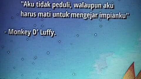 kata kata Luffy