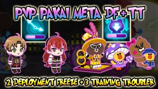 PVP PAKAI META DEPLOYMENT FREEZE + TRAINING TROUBLER!! 🔥🔥 LINE RANGERS (INDONESIA)