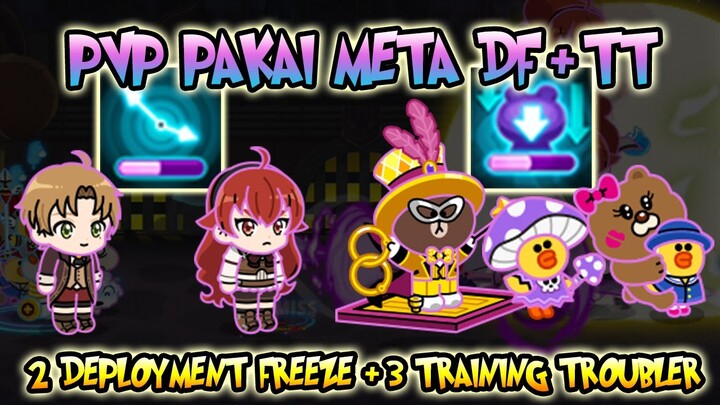 PVP PAKAI META DEPLOYMENT FREEZE + TRAINING TROUBLER!! 🔥🔥 LINE RANGERS (INDONESIA)