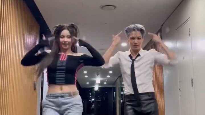 金钟仁 × NMIXX张圭真《Love Me Like This》challenge