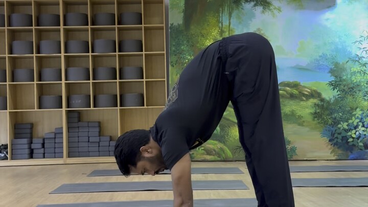 Handstand yoga flow