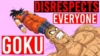 All Times GOKU Disrespected Someone (Dragon Ball Z)