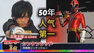 【超级战队50周年大投票】角色人气第1+作品人气第1，分别是？