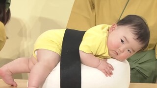 日本搞笑变装节目，白白胖胖萌娃，变身美味寿司