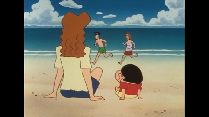 Crayon Shinchan - Ini laut, ayo berselancar bagian 3