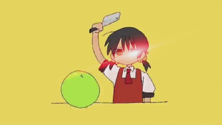 An elementary school student who is very good at chopping cabbage