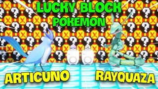 THỬ THÁCH ĐẬP LUCKY BLOCK MAY MẮN ĐỂ TÌM POKEMON HUYỀN THOẠI RAYQUAZA | THỬ THÁCH JAYGRAY