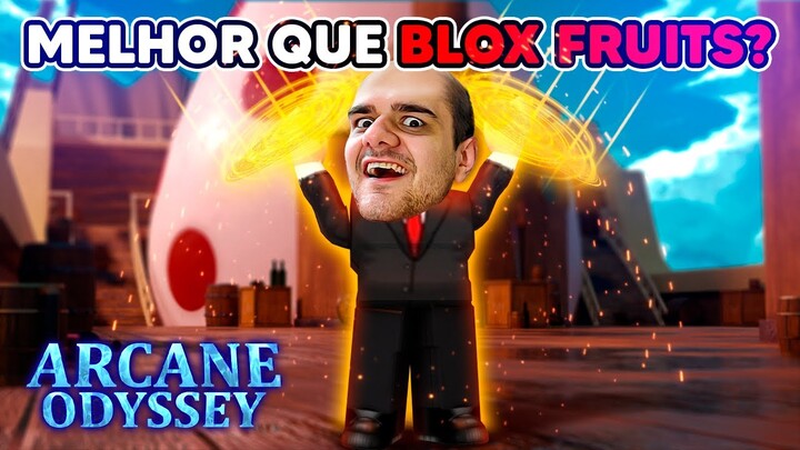 BLOX FRUITS SERÁ SUPERADO?? ARCANE ODYSSEY É INCRÍVEL! (Primeiras Impressões - One Piece do Roblox)