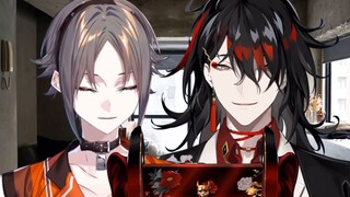 【熟/Luxiem】 الروح الخفية Ike التي تظهر باستمرار في بث الطعام لـ Vox و Mysta 【NIJISANJI EN】