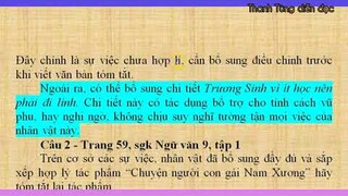 LUYỆN TẬP TÓM TẮT TÁC PHẨM TỰ SỰ, Hướng dẫn soạn văn 9, @Thanh Tùng diễn đọc văn học trường học