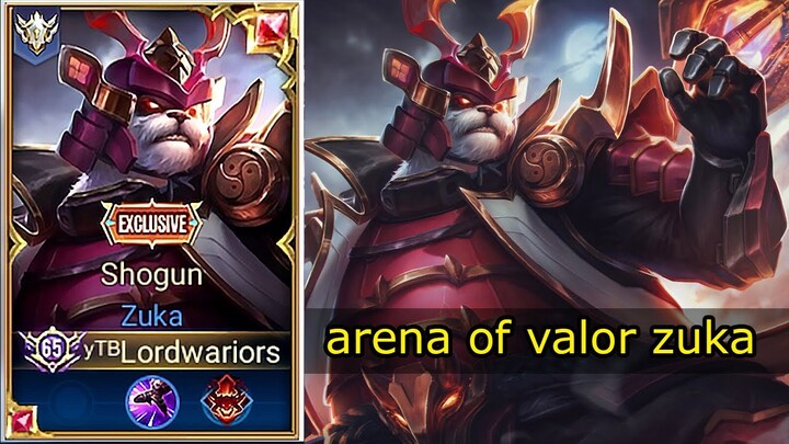 arena of valor zuka arena of valor zuka guide zuka gameplay