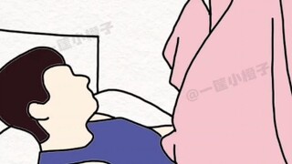 Whenever it's time for bed, she transforms into a little devil.