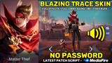 Claude Blazing Trace Epic Skin Script No Password - Full Lobby Sound & Full Effects | Mobile Legends