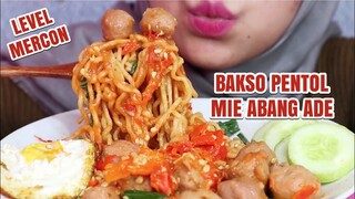 ASMR BAKSO PENTOL MIE ABANG ADEK PEDAS | ULUL ASMR MUKBANG INDONESIA