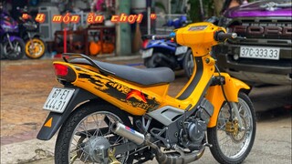 Satria 99 HQCN Full 4 món ăn chơi phong cách " Racing Đường Phố " xe tâm huyết dọn theo yêu cầu