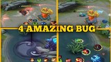 FOUR NEW AMAZING BUG IN MOBILE LEGENDS