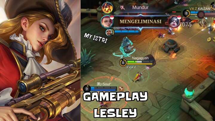 GAMEPLAY LESLEY EXE MOBILE LEGEND BANG BANG