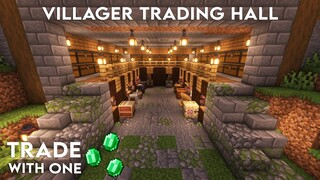 Minecraft Trading Hall Tutorial with Zombie Discounts 1.19