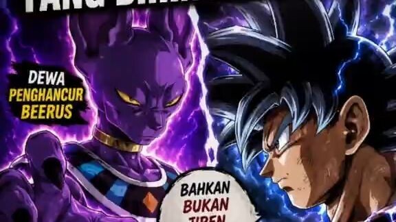 Alasan Goku Tak Pernah Menantang Beerus Habis-habisan!