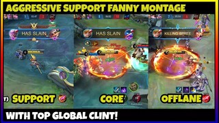 THE FIRST EVER SUPPORT FANNY MIDLANER IN MLBB | RG MONTAGE WITH TOP GLOBAL CLINT
