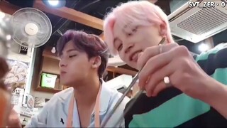 【SVT_ZER·0】191010 سيفتين مينكيو فلوغ مينجو ونينجينغ إر يأكلون البث المباشر محطة صفرية بالصينية