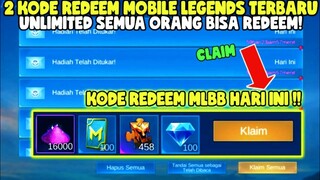 BURUAN!! 2 KODE REDEEM ML 2023 HARI INI | KODE REDEEM MOBILE LEGENDS TERBARU BULAN MEI 2023