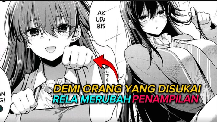 Dulu pirang sekarang hitam cuy, demi orang yang disukai rela merubah penampilan