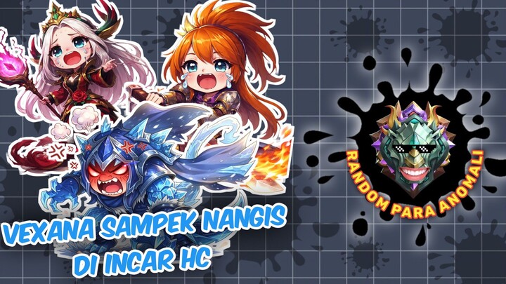 fanny oleng, vexana nangis di pojokan MLBB EXE