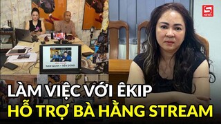 Công an làm việc với êkip hỗ trợ bà Nguyễn Phương Hằng livestream