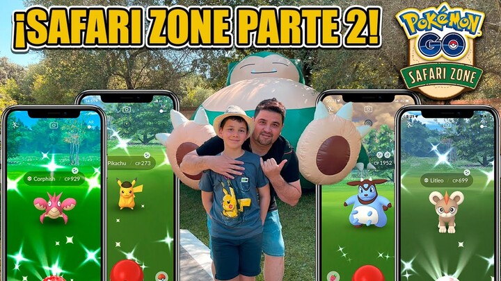 ✨ ¡¡MÁS SHINIES!! ✨ SEGUNDA PARTE del Pokémon GO SAFARI ZONE en SEVILLA ESPAÑA [Keibron]