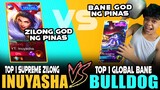 BULLDOG BINALAGBAG SI INUYASHA! TOP 1 BANE vs. TOP 1 ZILONG ng PINAS ~ MOBILE LEGENDS