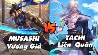 Ai Hơn Ai ? TaChi Liên Quân Mobile Với Bản Gốc Musashi Vương Giả Vinh Diệu