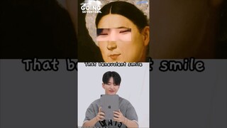 hoshi trying the Renaissance painting and the painting with his eyes looks like his mom #GOING_SVT