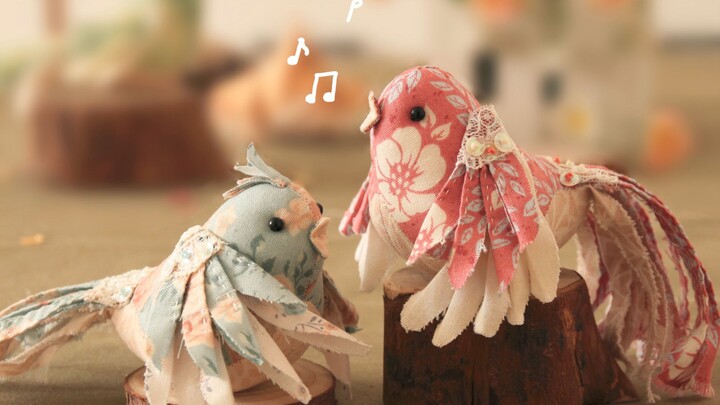 [Feeding · Fabric Fat Bird Tutorial] Chirp chirp, cheep cheep~