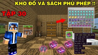Tập 30 | SINH TỒN MINECRAFT PE 1.17 | Đánh Rồng Lấy Cánh Và Kho Đồ Sách Phép..!!