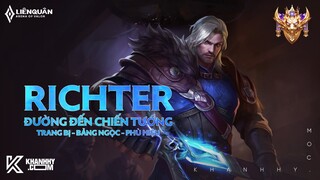 RICHTER MÙA 22 - TRANG BỊ, BẢNG NGỌC, PHÙ HIỆU VÀ COMBO RICHTER MẠNH NHẤT