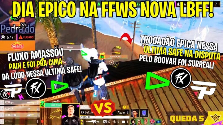 TROCAÇÃO EPICA FLUXO VS LOUD NA DISPUTA DO BOOYAH! PAIN VS FLUXO NA  NOVA LBFF🚨FFWS BR!