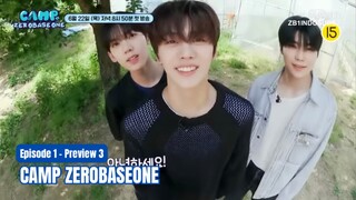 [INDO SUB] Camp ZEROBASEONE - Episode 1 Preview 3