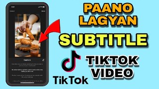 PAANO LAGYAN NG SUBTITLE ANG TIKTOK VIDEO | JOVTV