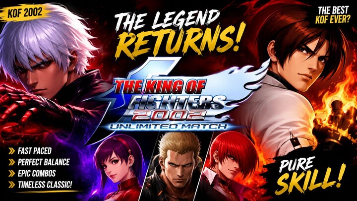 KOF 2002 🔥 The Ultimate King of Fighters Match | Epic Combos & Insane Fights!