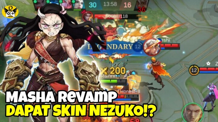 Masha Revamp Bakal Jadi Nezuko Mobile Legends